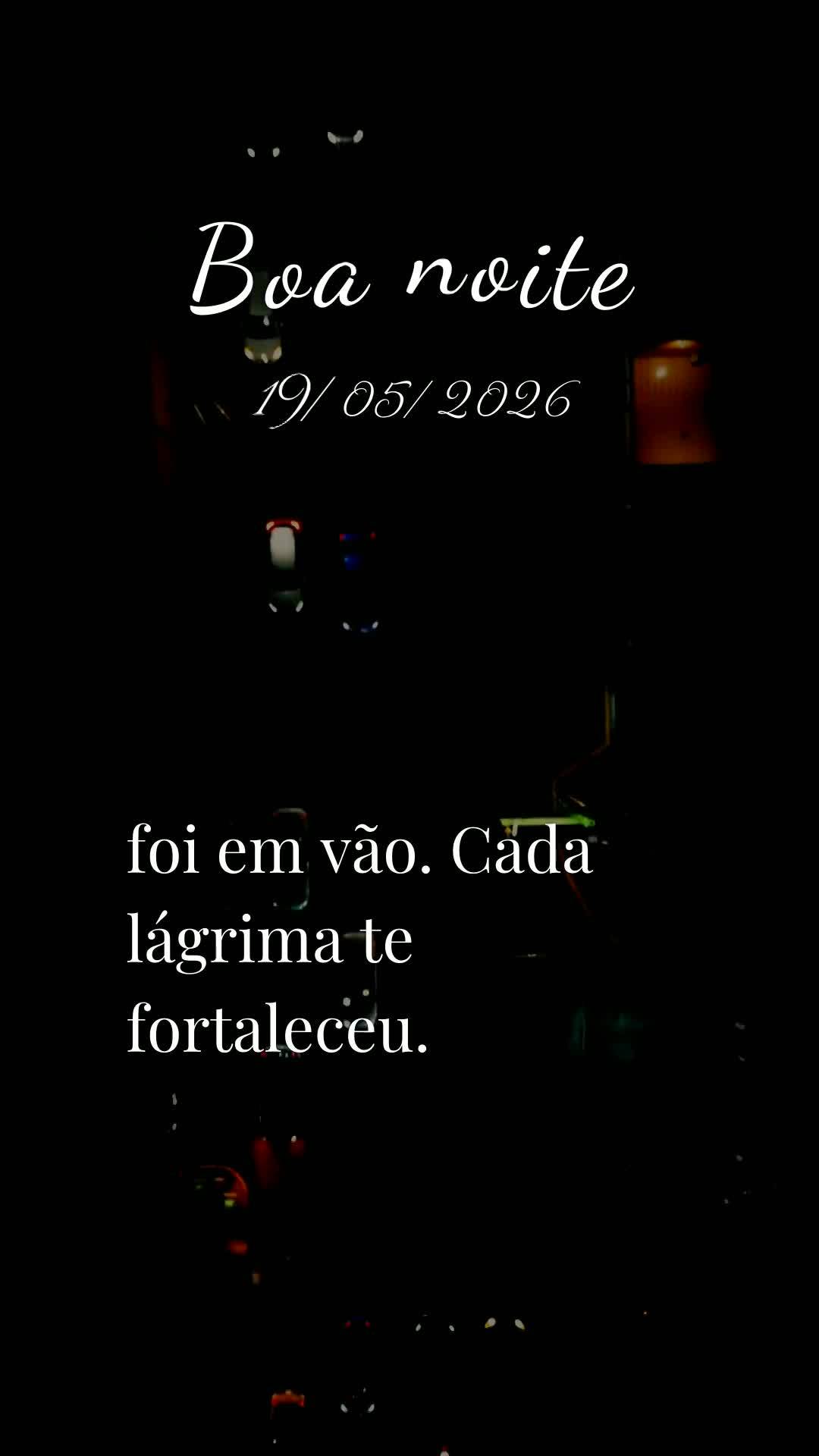 Boa noite. Nesta terça-feira, 19 de Maio de 2026, quando a noite desce mansa sobre o Brasil, lembre-se: Deus acende as estrelas uma a uma para te dizer ...