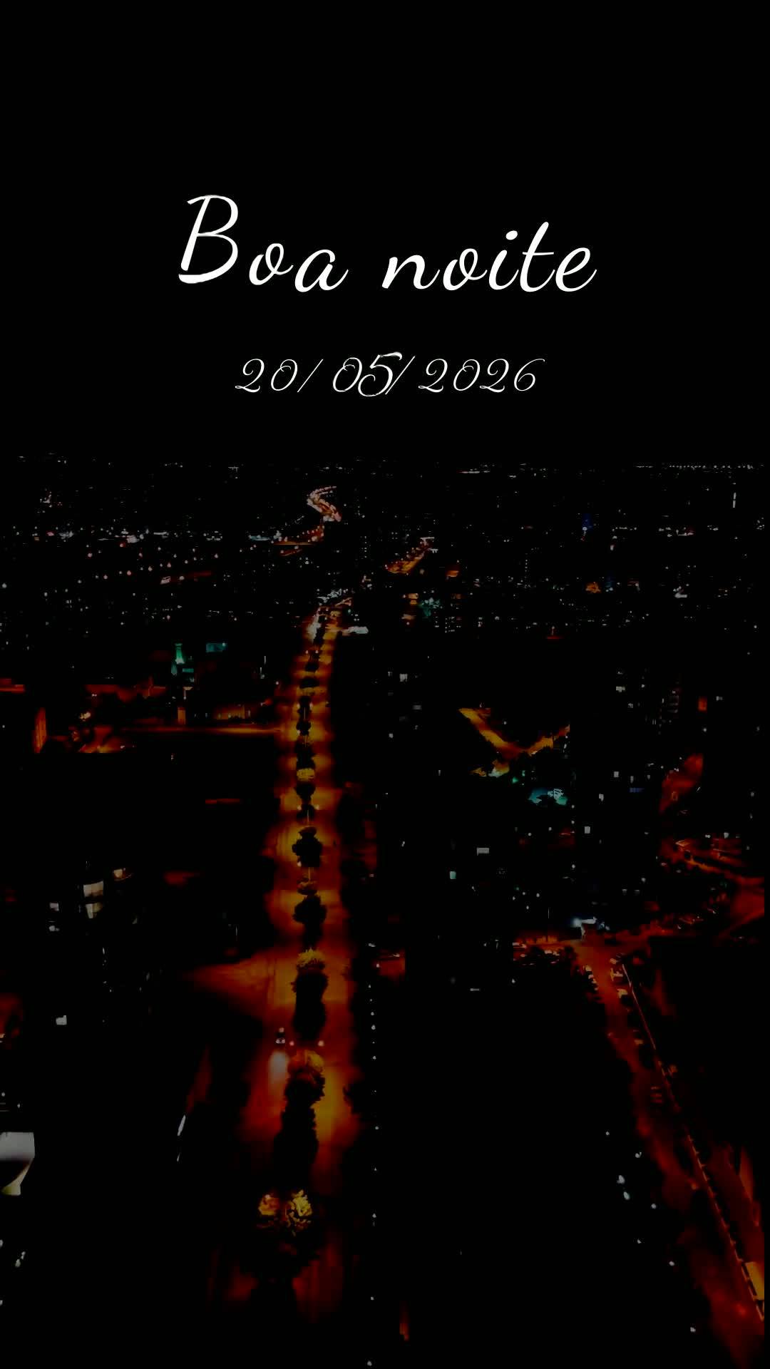 Boa noite. Hoje é quarta-feira, 20 de Maio de 2026, e neste silêncio da noite eu me coloco diante de Ti, meu Deus. Obrigado por mais um dia vivido, por...