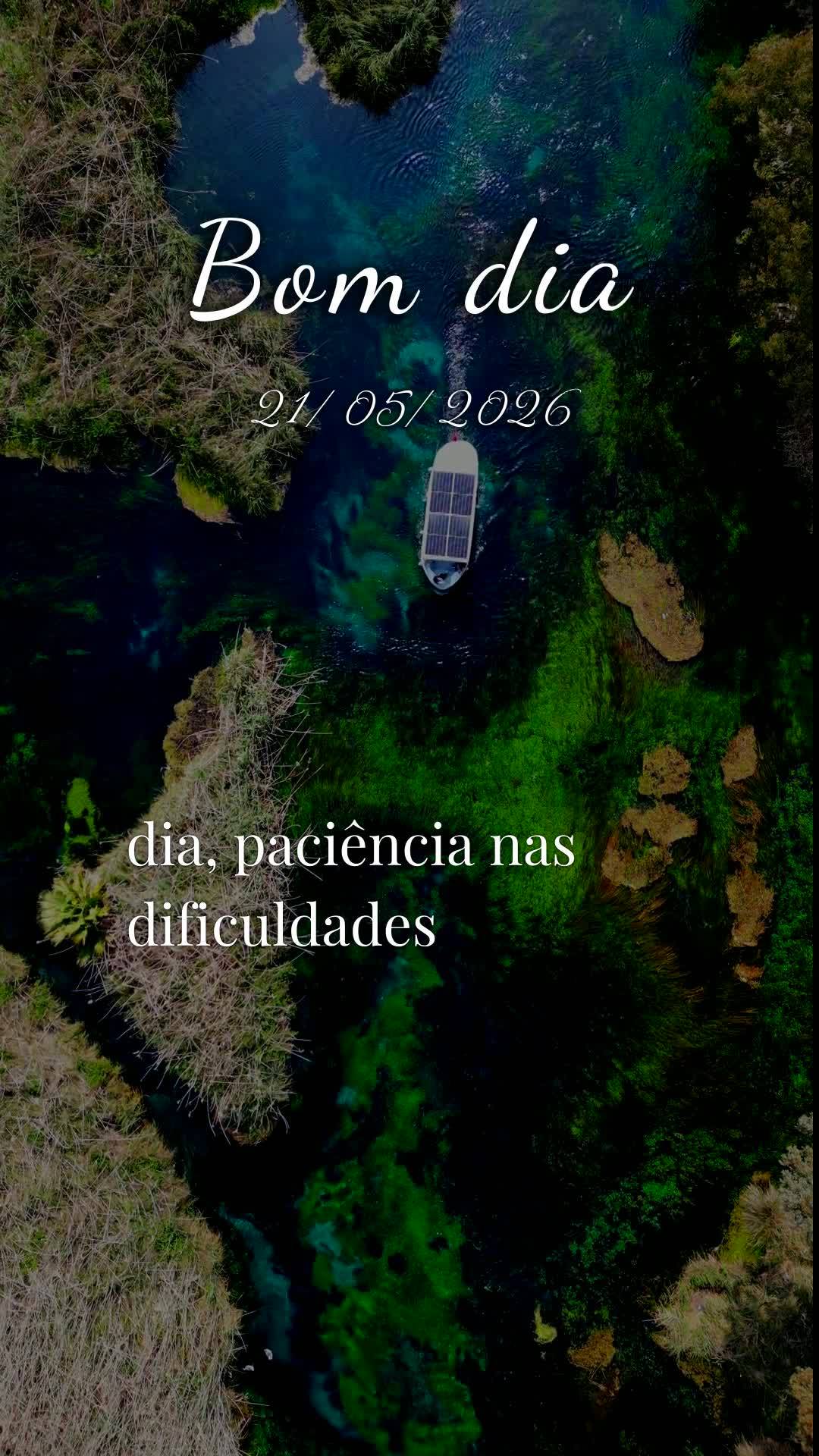 Meu bom dia especial nesta quinta-feira, 21 de Maio de 2026, é para você, pessoa querida. Que Deus te abençoe, te guarde e te guie em cada passo. Senh...