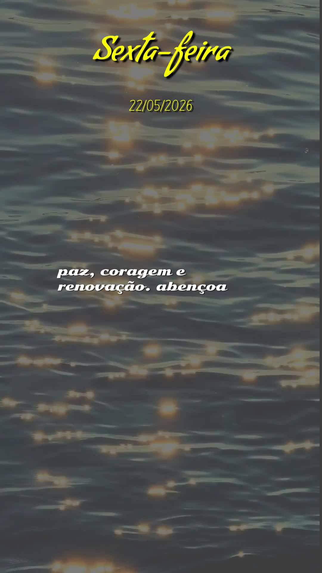 Meu bom dia especial nesta sexta-feira, 22 de Maio de 2026, é para você, pessoa querida que ouve esta mensagem. Que Deus te abençoe, te guarde e te gu...