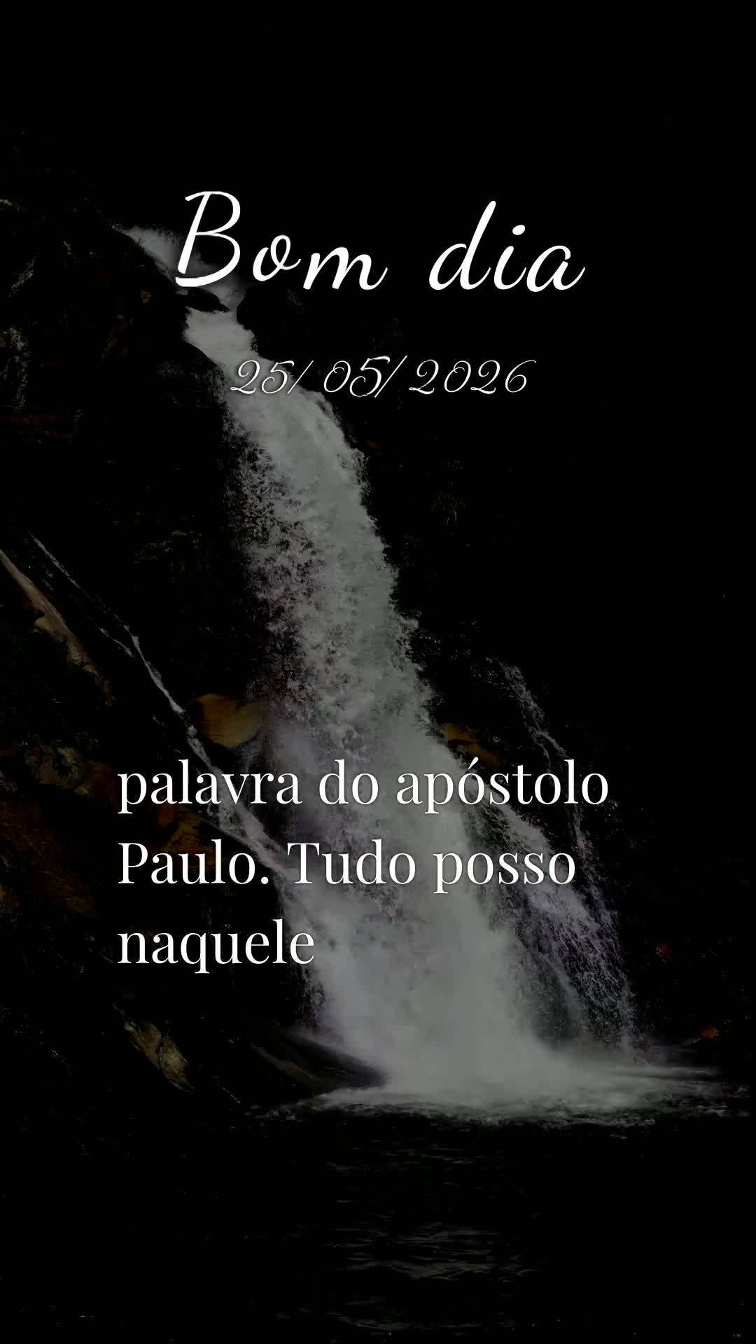 Bom dia! Hoje é Segunda-feira, 25 de Maio de 2026, e quero te desejar uma semana abençoada. Que Deus te guarde, te cuide e te proteja de todo mal. Que ...