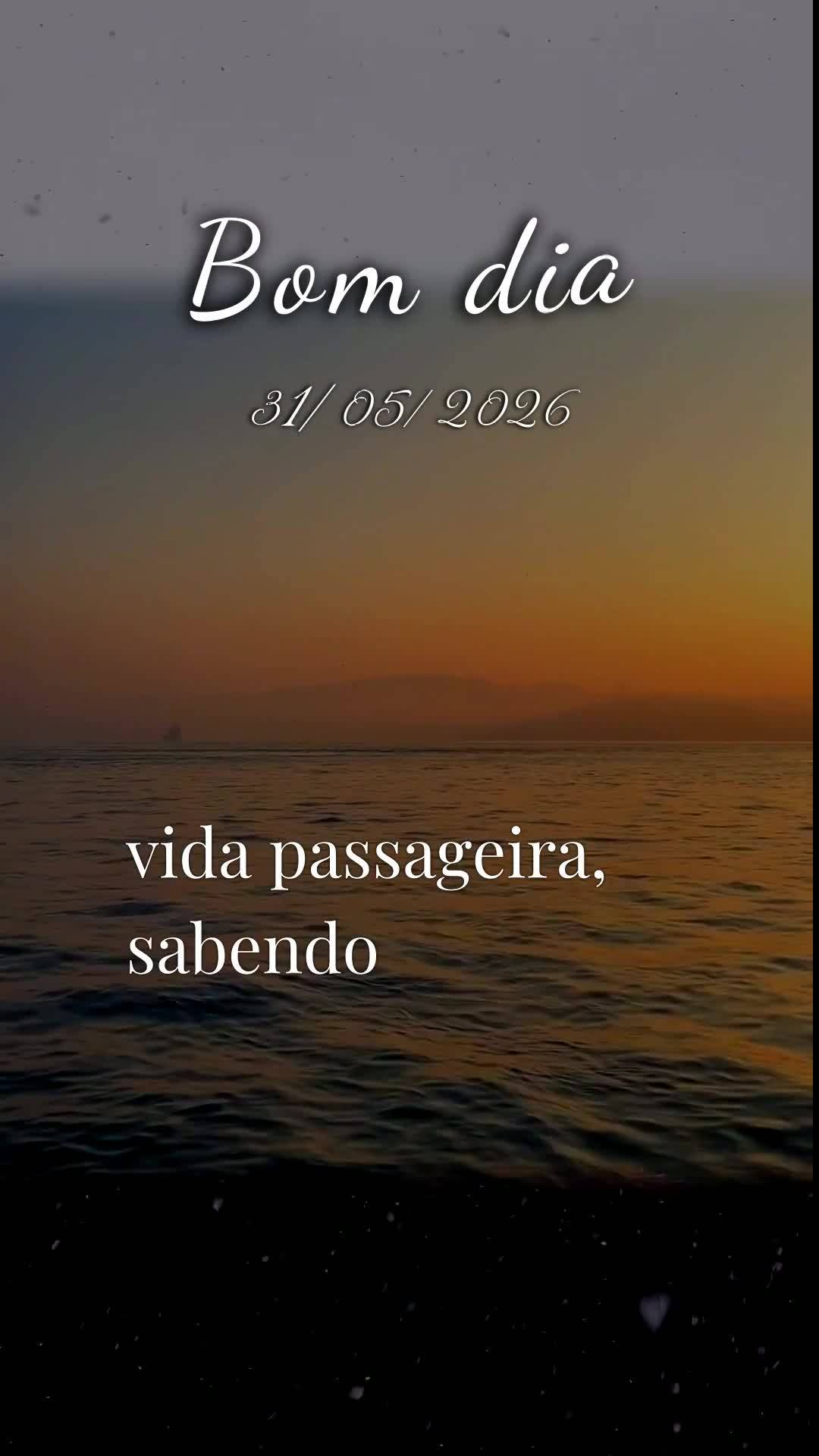 Bom dia, Jesus, meu Mestre e Senhor. Neste Domingo, 31 de Maio de 2026, último dia deste mês abençoado, eu me prostro diante de Ti com o coração gra...
