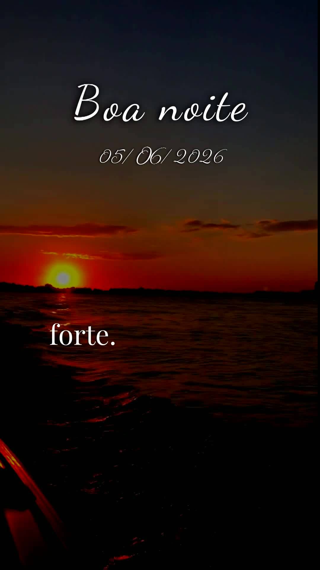 Boa noite. Nesta sexta-feira, 5 de Junho de 2026, quando a noite cai mansa sobre o Brasil, Deus acende uma por uma as estrelas no céu, para te lembrar q...
