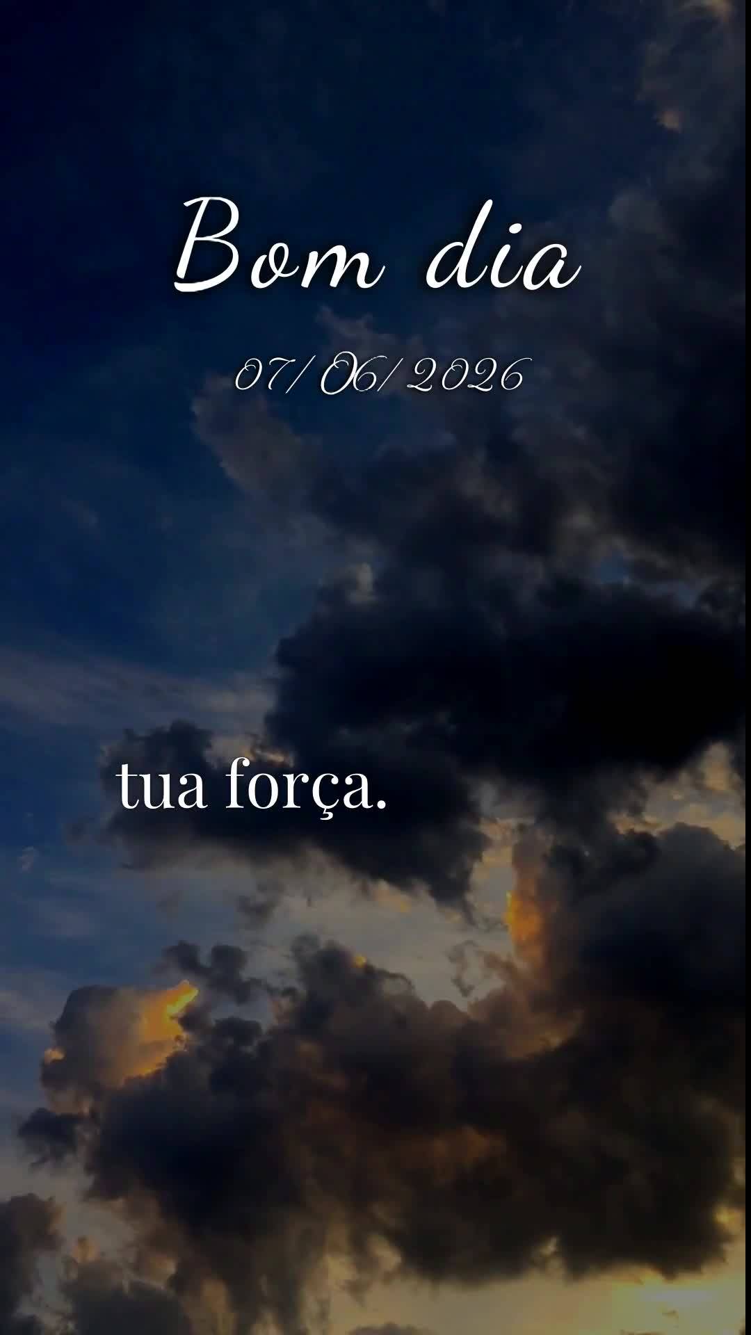 Bom dia! Hoje é Domingo, 7 de Junho de 2026, dia do Senhor, dia de descanso e comunhão. Que neste domingo abençoado o Senhor Jesus caminhe contigo, ao...