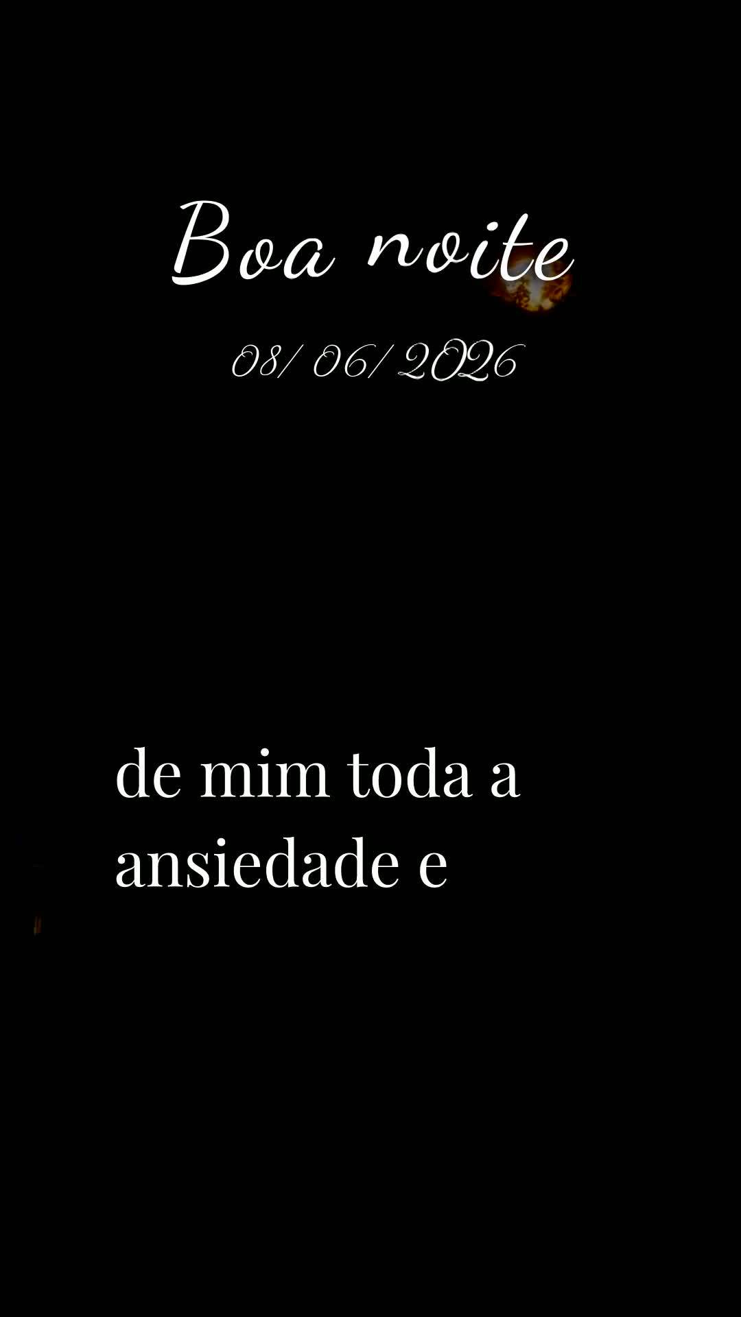 Boa noite. Hoje é segunda-feira, 8 de Junho de 2026. Senhor meu Deus, neste silêncio da noite eu me coloco diante de Ti. Obrigado por mais um dia vivid...