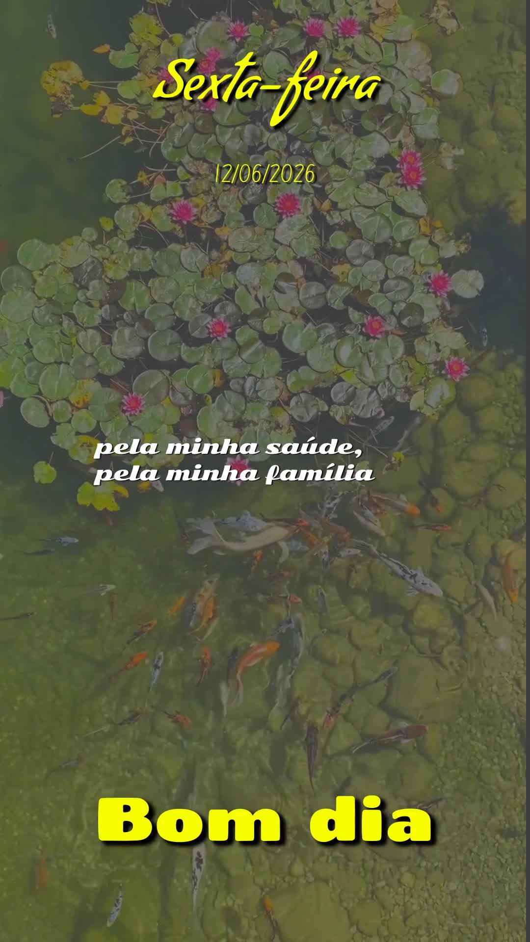 Deus, hoje é sexta-feira, meu pai, dia doze de junho de dois mil e vinte e seis, e antes mesmo que o dia comece, eu paro para te agradecer. Bom dia, Sen...