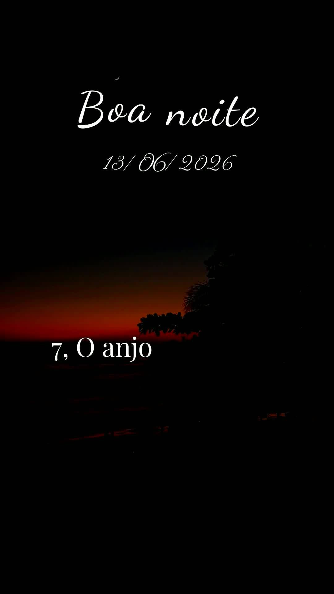 Boa noite. Neste Sábado, 13 de Junho de 2026, dia de descanso e renovação, eu oro, eu declaro e eu profetizo que a bênção do Senhor te alcance onde...
