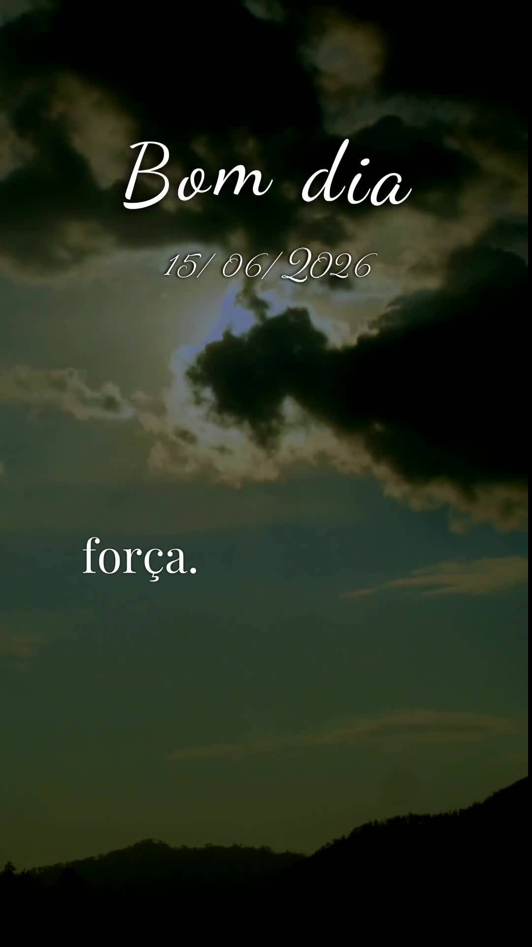 Bom dia! Nesta Segunda-feira, 15 de Junho de 2026, recebe esta bênção como um abraço do Céu. Que o Senhor Jesus caminhe ao teu lado como teu fiel de...