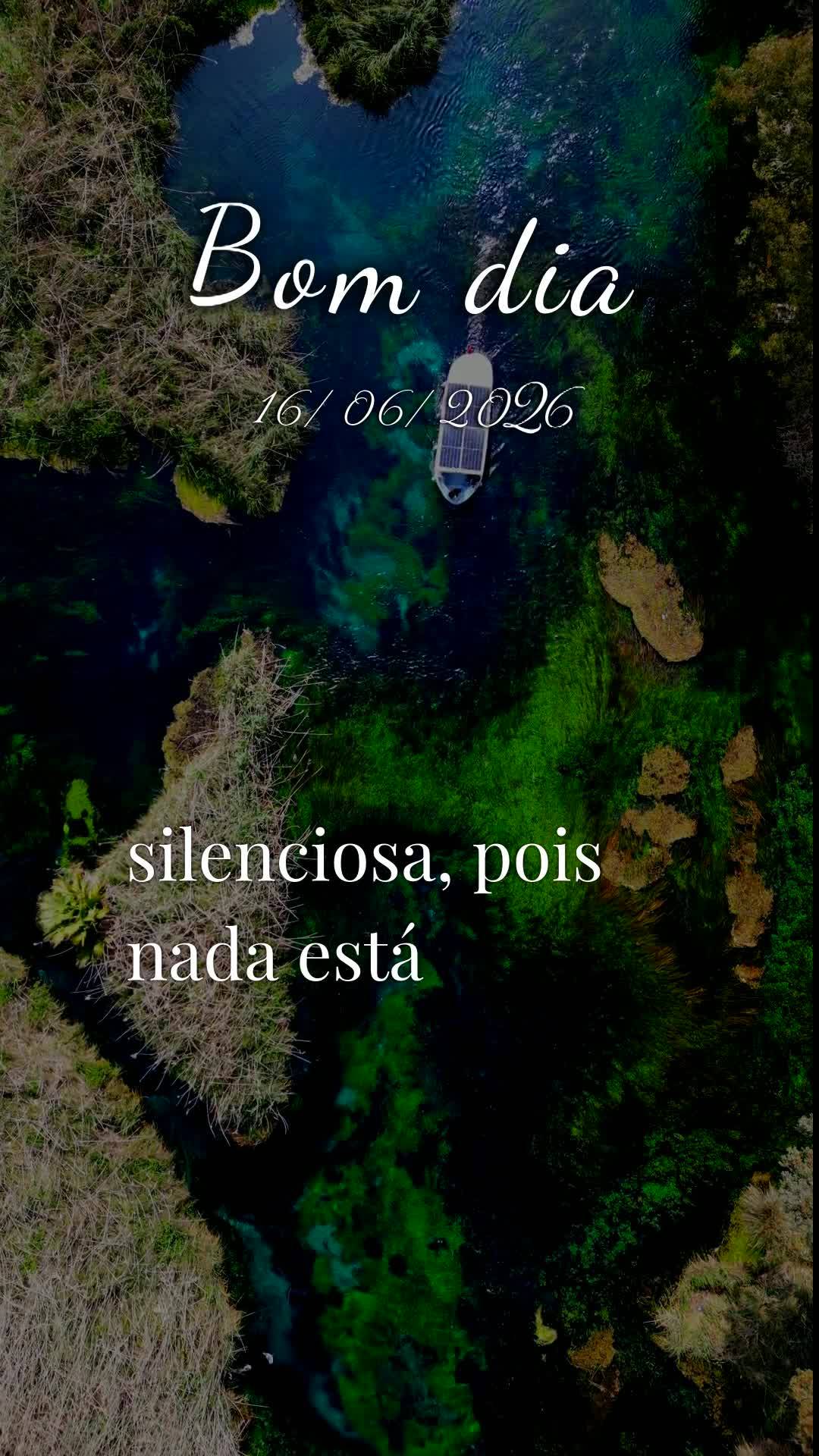 Bom dia! Nesta terça-feira, 16 de Junho de 2026, eu declaro que o céu se abra sobre a sua vida e derrame bênçãos sem medida. Que cada passo seu seja...