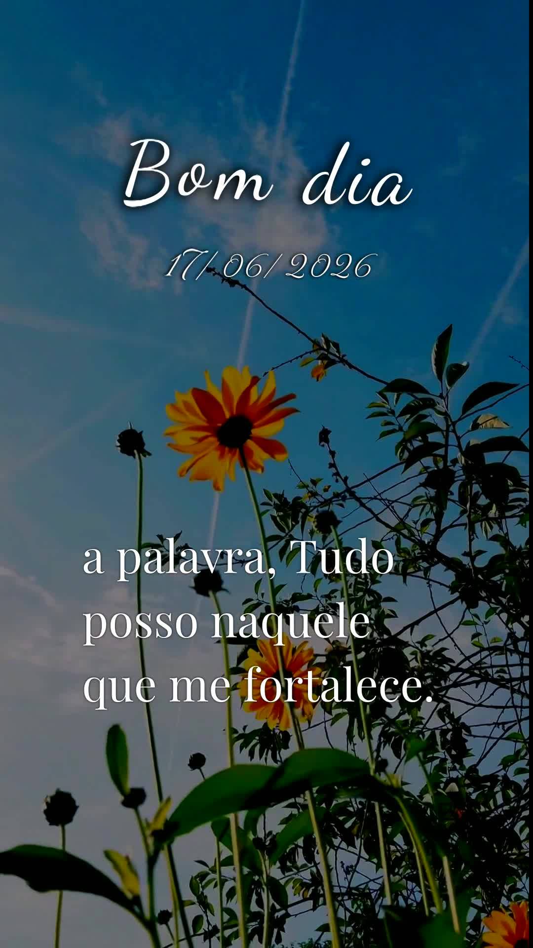 Bom dia! Nesta Quarta-feira, 17 de Junho de 2026, eu desejo que Deus te guarde, te cuide e te proteja em cada passo do seu caminho. Que Ele te livre de t...