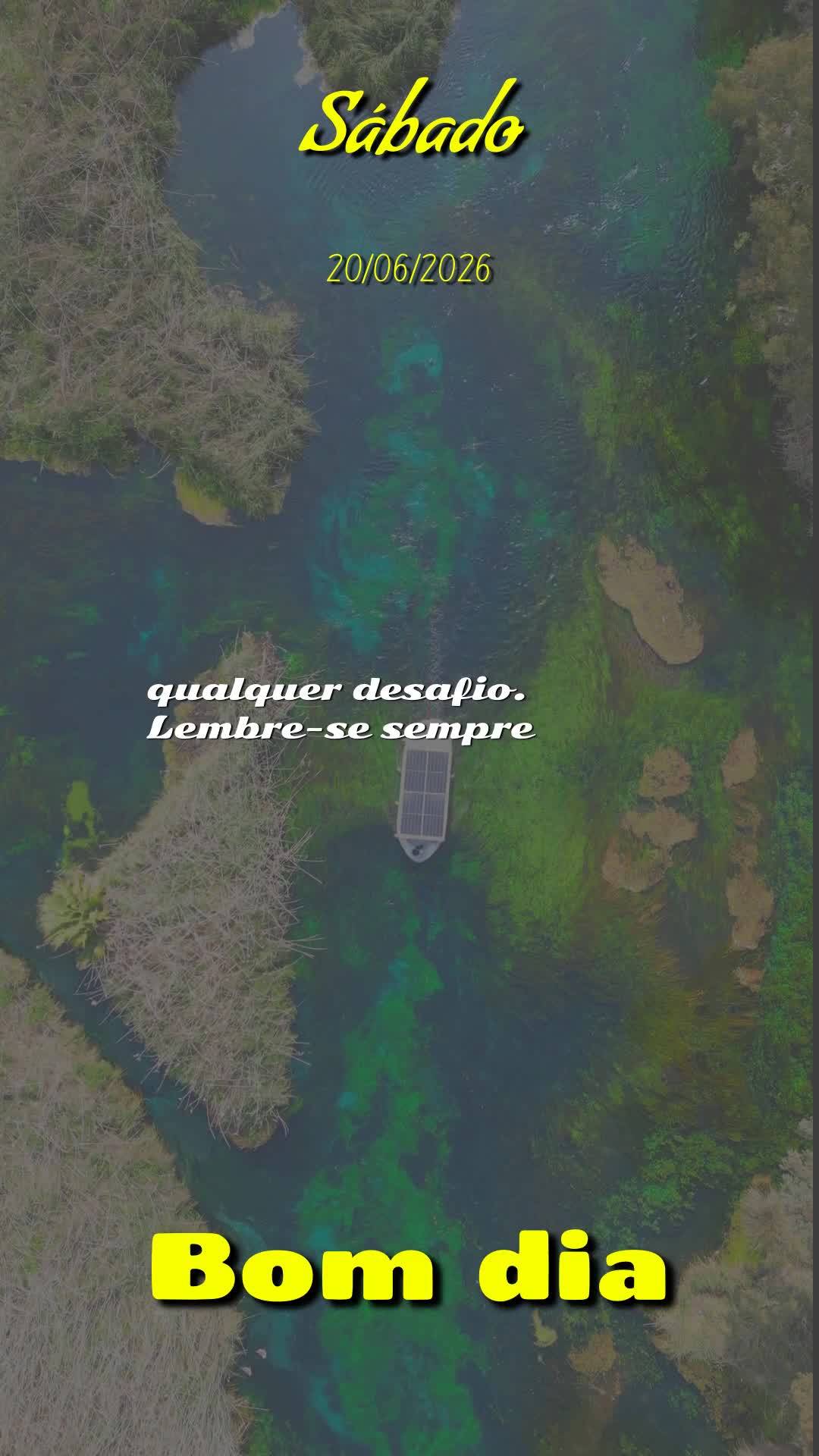 Bom dia! Neste sábado, 20 de Junho de 2026, primeiro dia do inverno, deixo para você uma bênção do coração. Que Deus te guarde, te cuide e te prot...