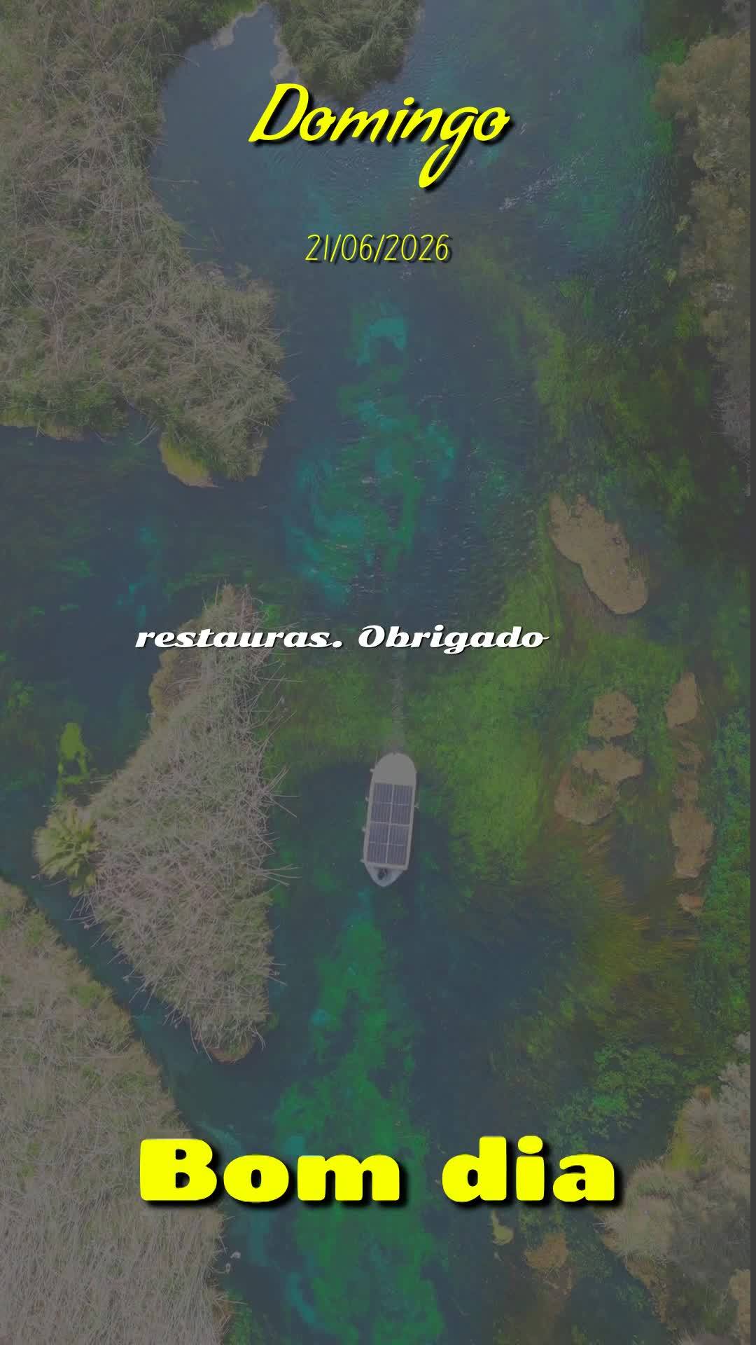 Deus, hoje é domingo, meu pai, dia vinte e um de junho de dois mil e vinte e seis, e antes que o dia avance, eu paro para te agradecer por mais esta man...