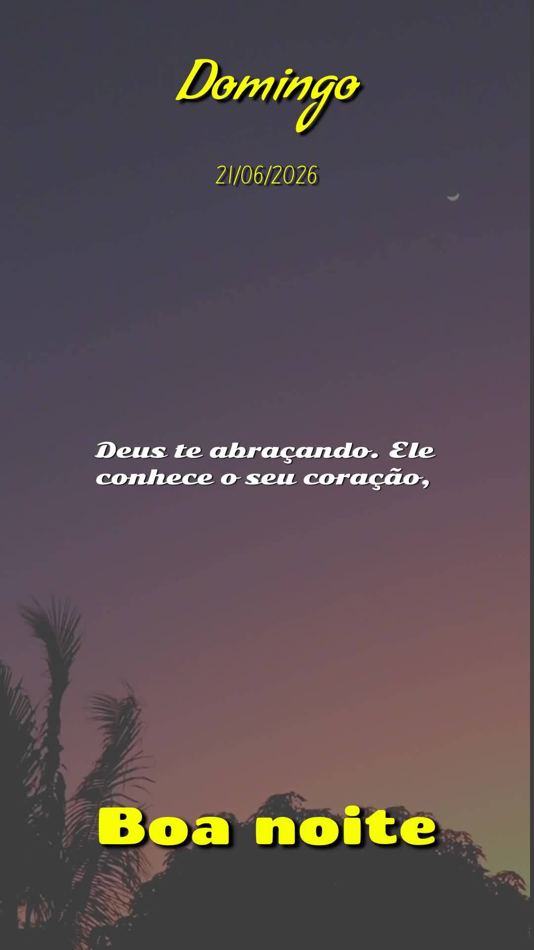 Boa noite. Neste domingo tranquilo, dia do Senhor, Deus acende as estrelas no céu para lembrar você de que a esperança nunca se apaga. Feche os olhos ...