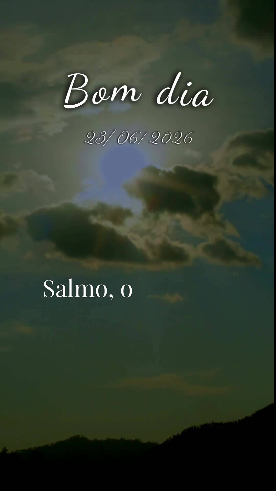 Bom dia! Nesta terça-feira, 23 de Junho de 2026, recebe esta bênção com o coração aberto. Que o Senhor Jesus caminhe contigo, ao teu lado como teu ...