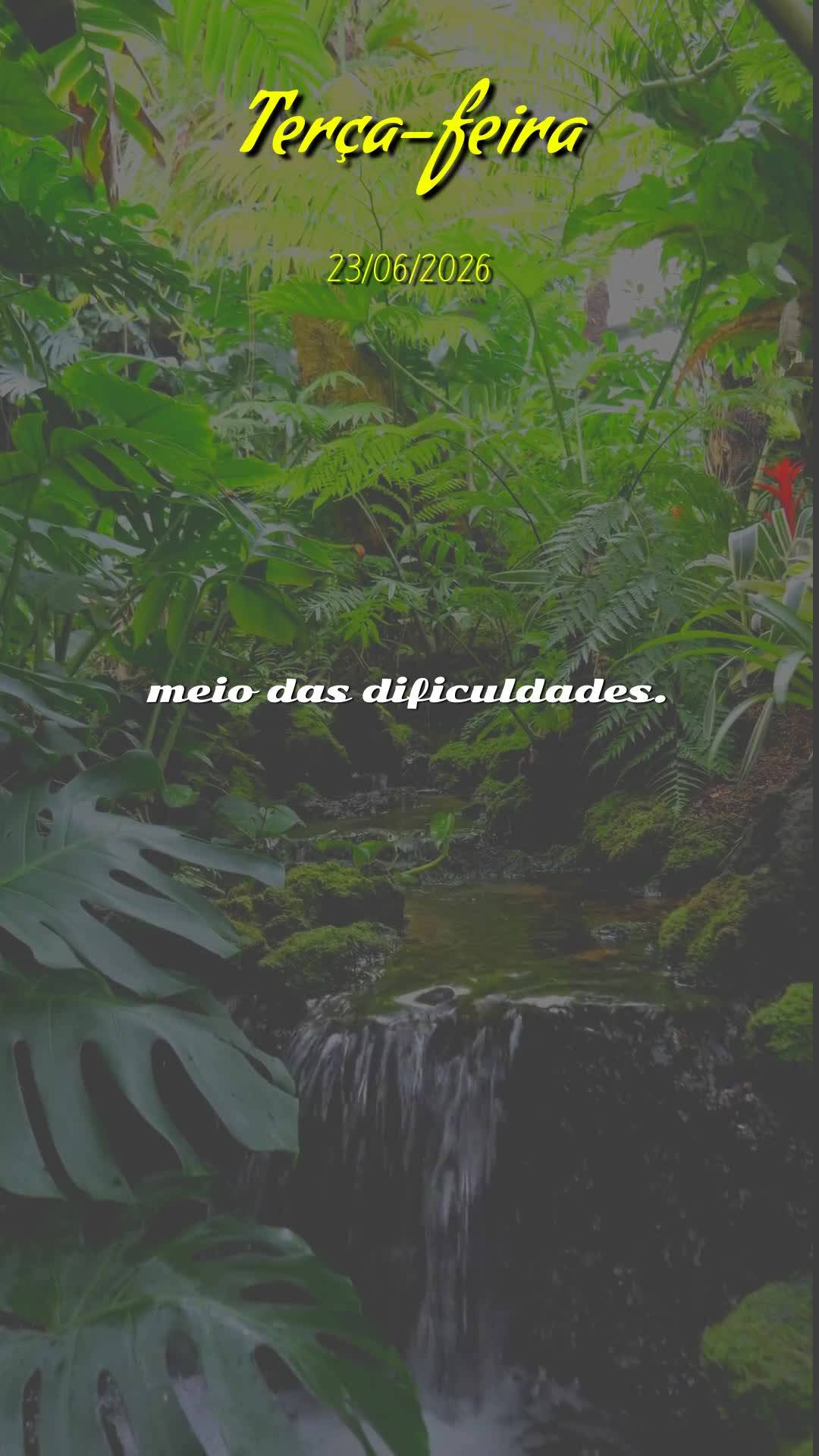 Deus, bom dia. Antes de qualquer coisa, obrigado por abrir os meus olhos nesta Terça-feira, 23 de Junho de 2026. Obrigado por mais um amanhecer, pelo pr...