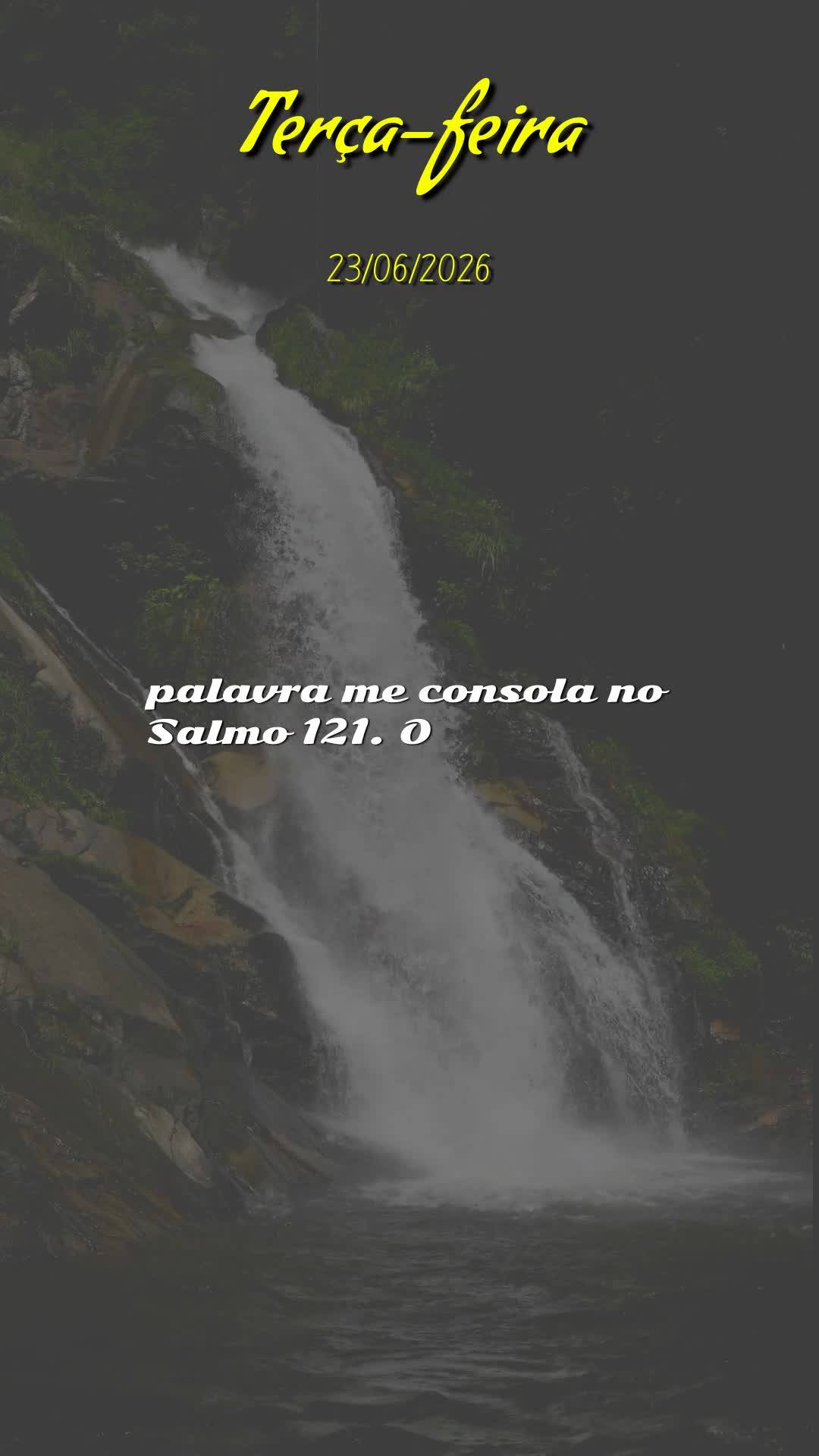 Boa noite. Obrigado, Deus, por mais uma terça-feira vencida. Tu me livraste de todo mal e me concedeste saúde e força para vencer mais um dia. Enquant...