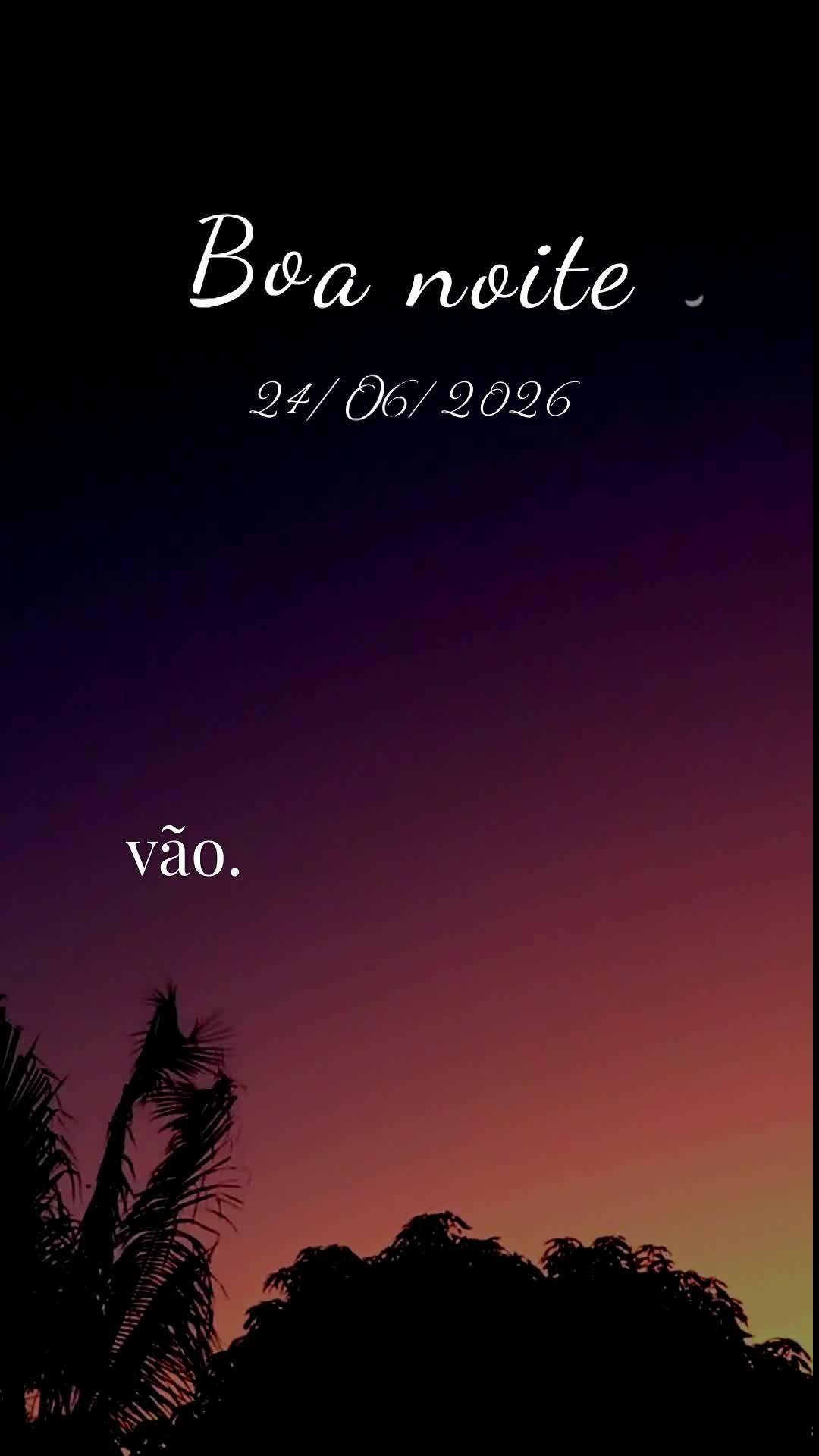 Boa noite. Nesta quarta-feira, 24 de Junho de 2026, quando o céu se enche de estrelas, lembre-se de que foi Deus quem as acendeu, para te dizer que a es...