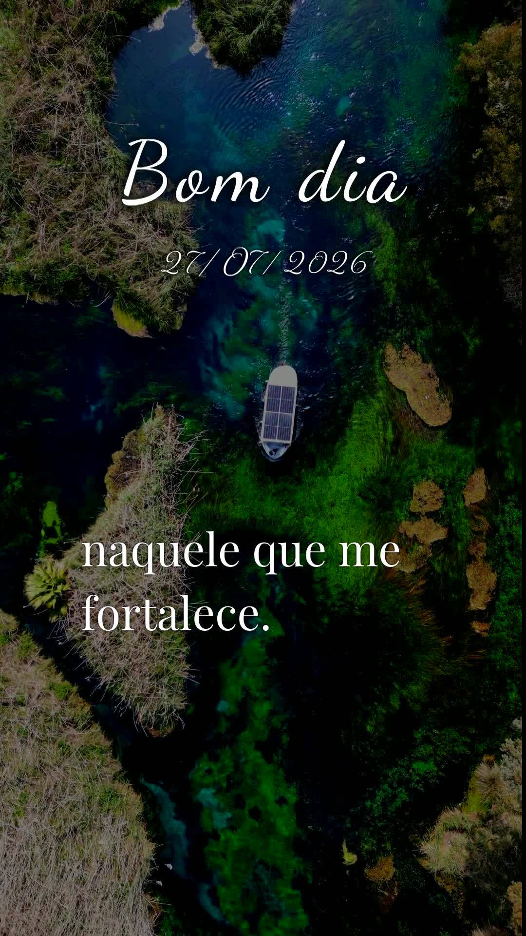 Bom dia! Nesta Segunda-feira, 27 de Julho de 2026, uma nova semana se abre diante de você como uma bênção. Que Deus te guarde, te cuide e te proteja ...