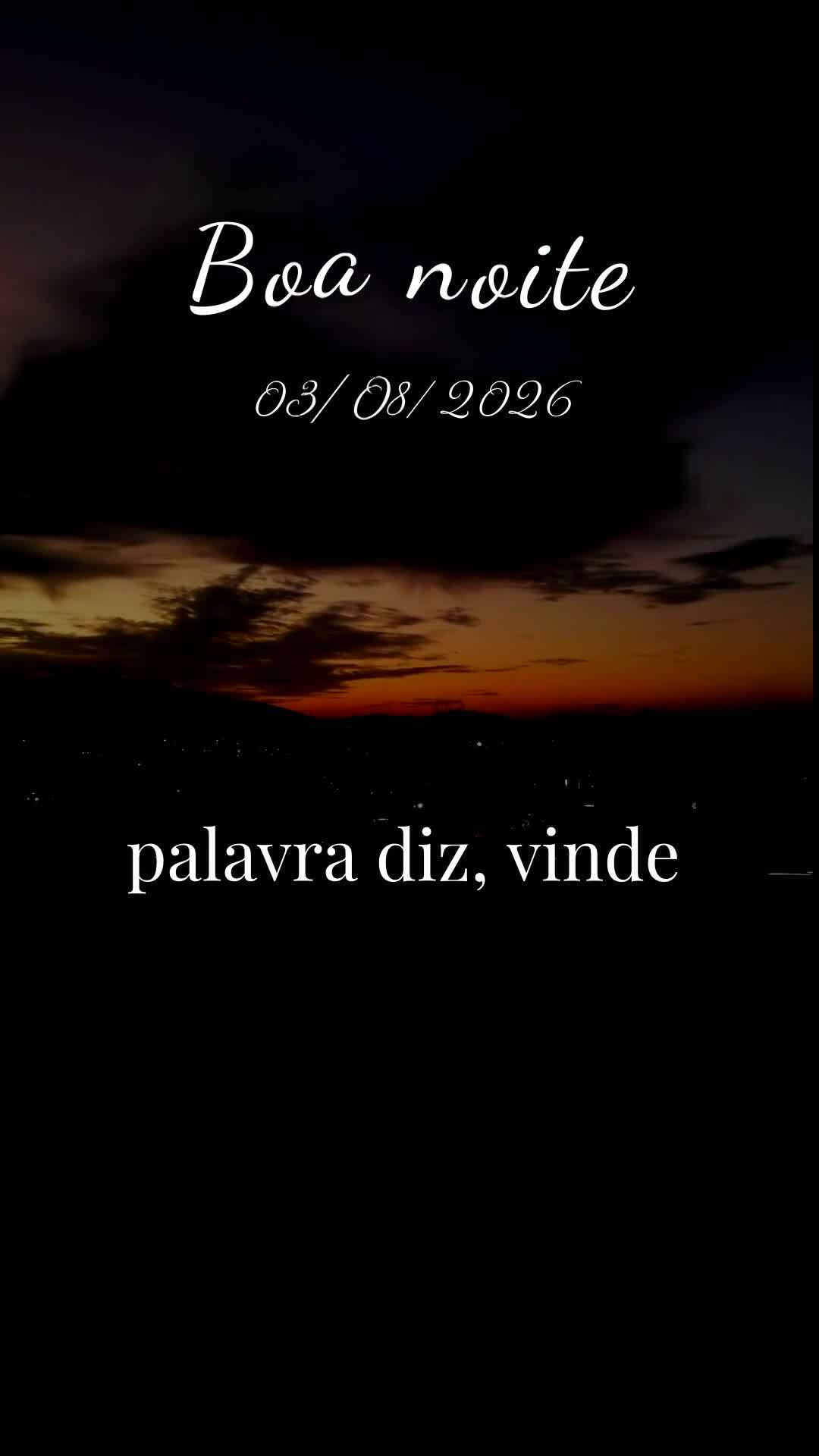 Boa noite, Senhor meu Deus. Nesta segunda-feira, 3 de Agosto de 2026, no silêncio desta noite, eu me coloco diante de ti. Obrigado por mais um dia vivid...