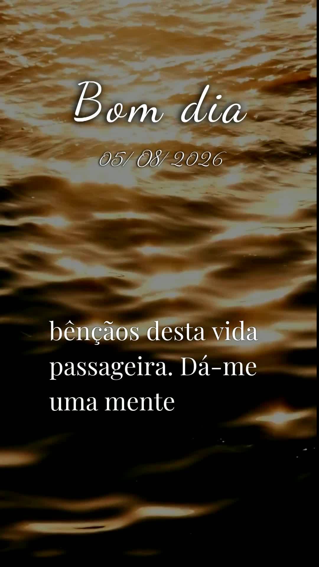 Bom dia, Jesus, meu Mestre e Senhor. Nesta Quarta-feira, 5 de Agosto de 2026, mais uma manhã começa, e diante de Ti humildemente me coloco. Eu Te ofere...