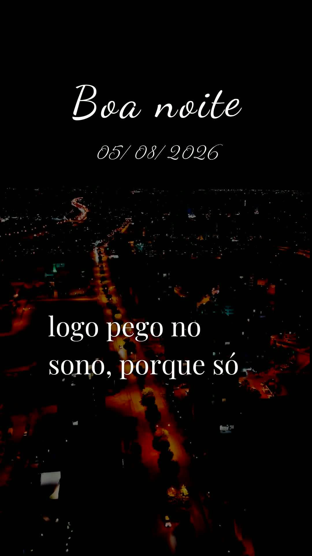 Boa noite. Nesta quarta-feira, 5 de Agosto de 2026, que Deus abençoe este momento de descanso, renovando suas forças e acalmando o seu coração. Que o...