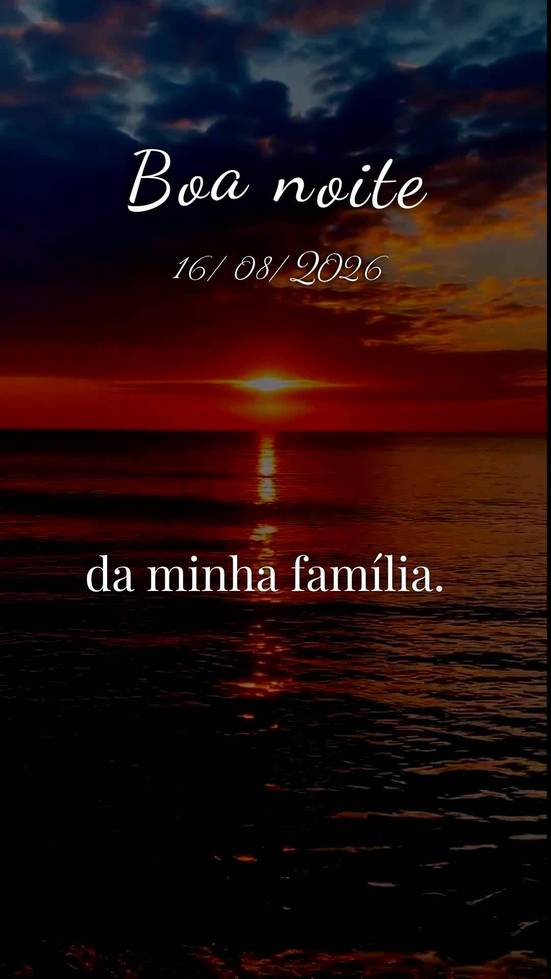 Boa noite, Senhor. Obrigado por mais um Domingo vencido, neste 16 de Agosto de 2026. Tu me livraste de todo mal e me concedeste saúde e força para atra...