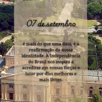 07 de setembro
é mais do que uma data, é a reafirmação da nossa identidade. A Independência do Brasil nos inspira a acreditar em nossas forças e l...