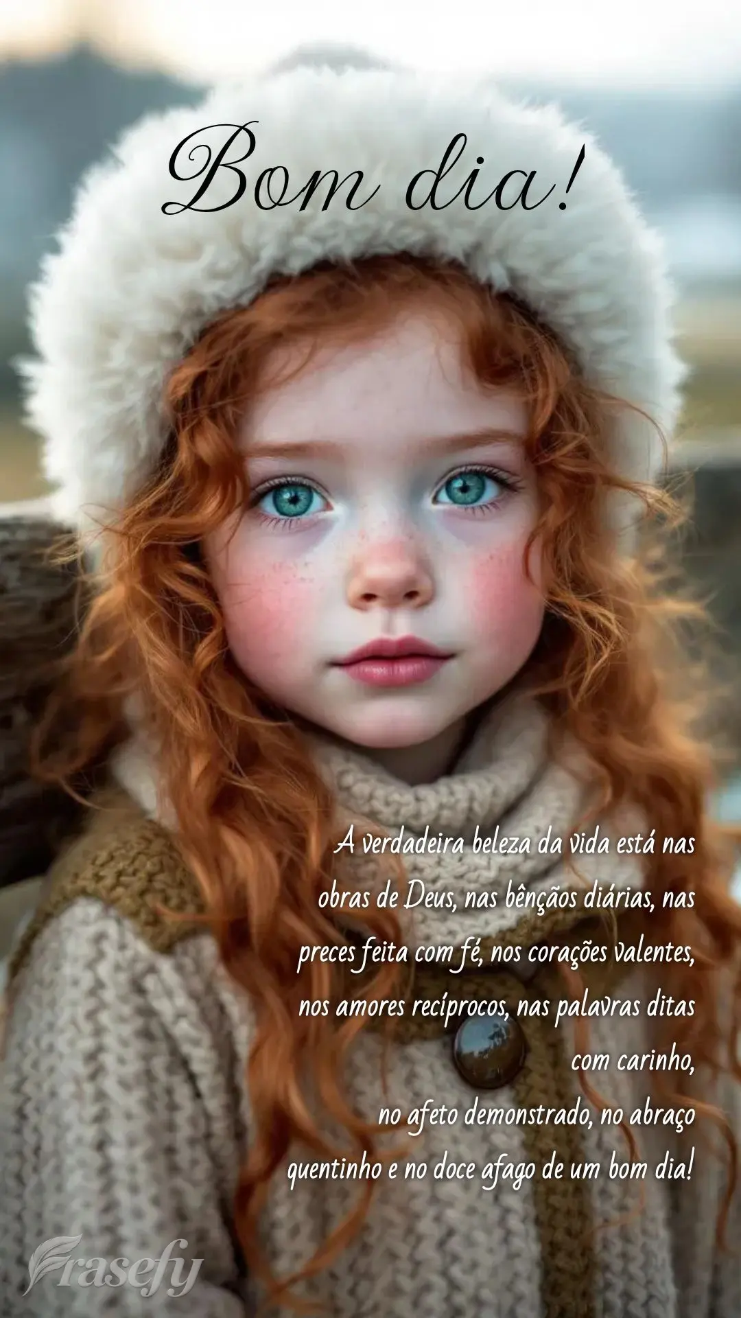 A verdadeira beleza da vida está nas obras de Deus, nas bênçãos diárias, nas preces feita com fé, nos corações valentes, nos amores recíprocos, ...