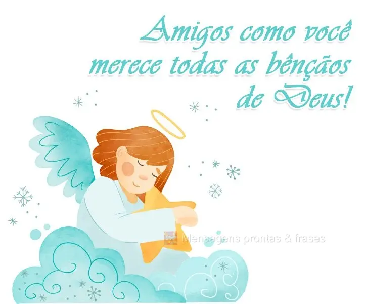 Amigos como você merecem todas as bênçãos de Deus! 
