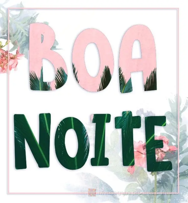 BOA NOITE