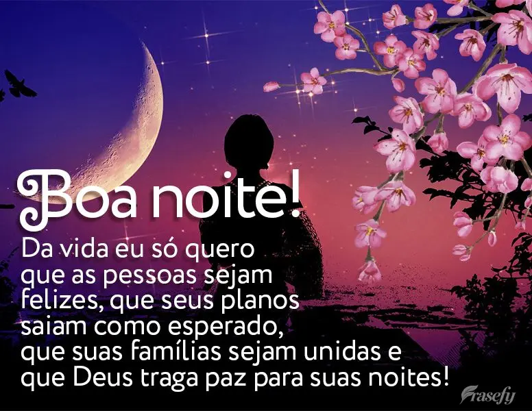 Da vida eu só quero que as pessoas sejam felizes, que seus planos saiam como esperado, que suas famílias sejam unidas e que Deus traga paz para suas no...