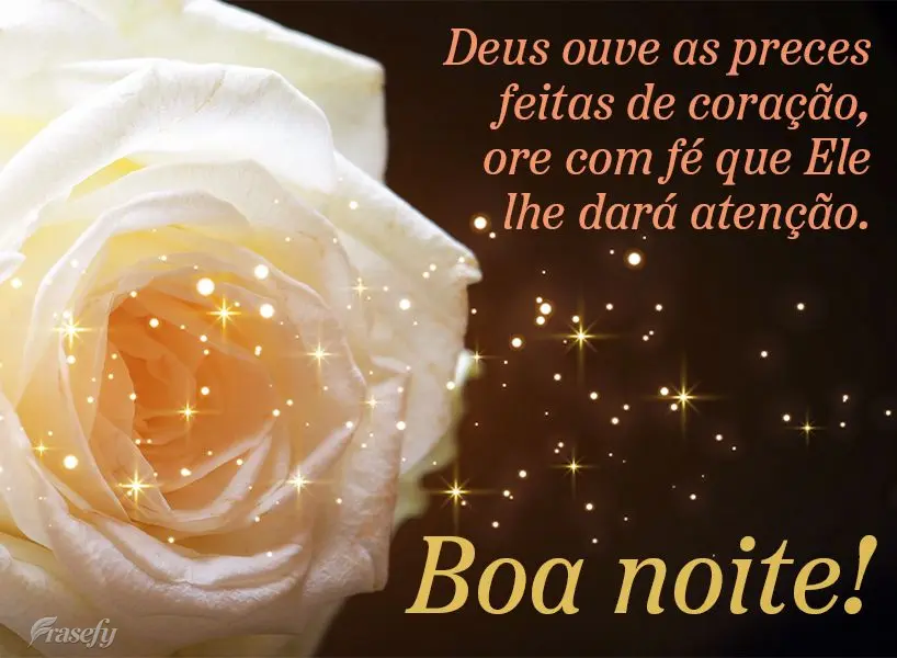 Deus ouve as preces feitas de coração, ore com fé que Ele lhe dará atenção. Boa noite!