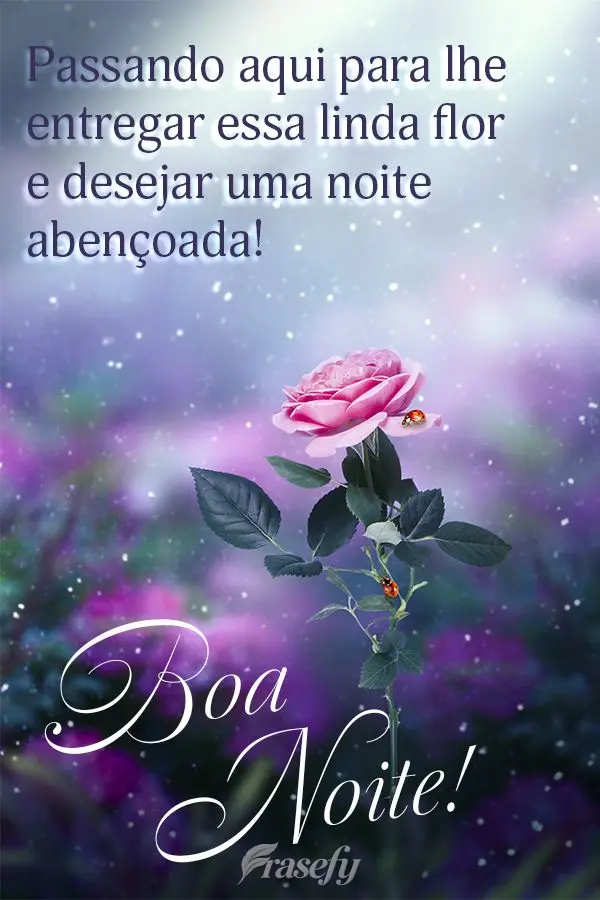 Passando aqui para lhe entregar essa linda flor e desejar uma noite abençoada!  Boa noite!