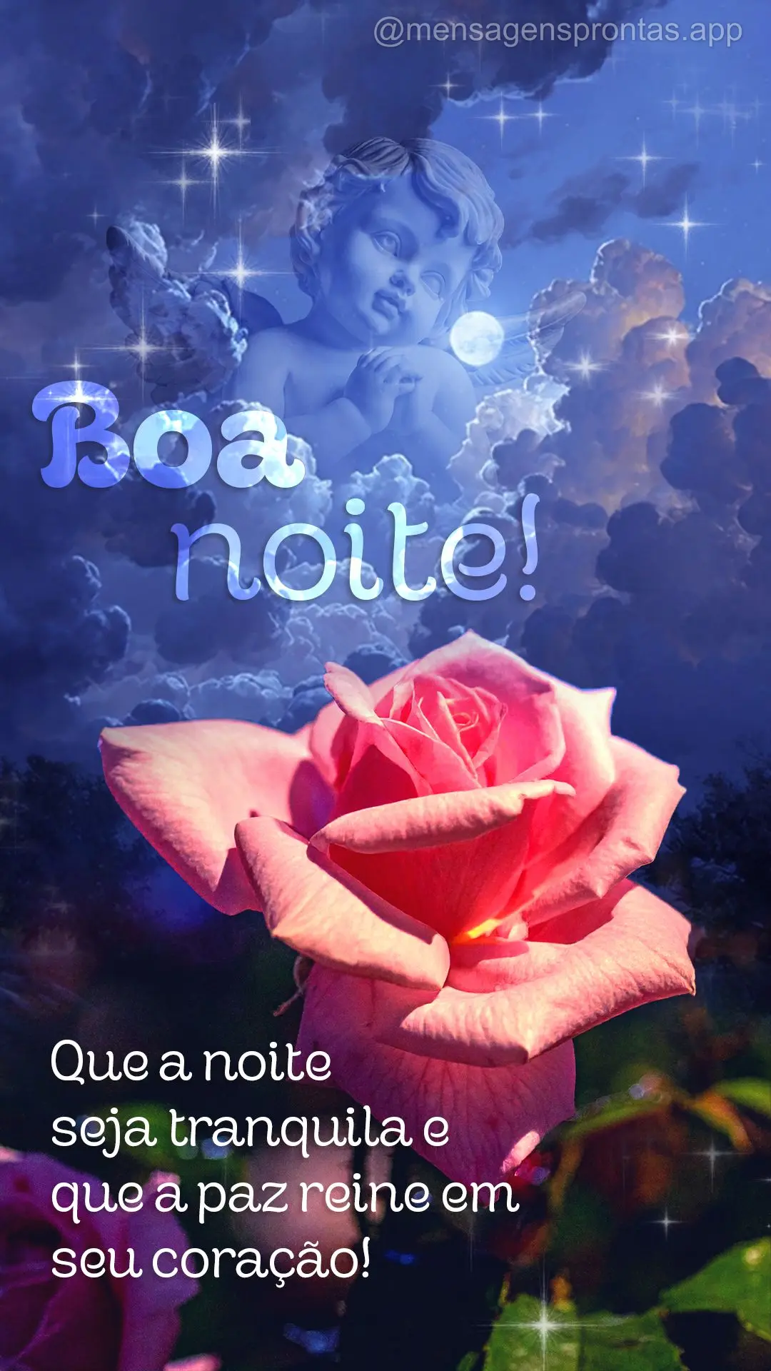 Que a noite seja tranquila e que a paz reine em seu coração! Boa noite!