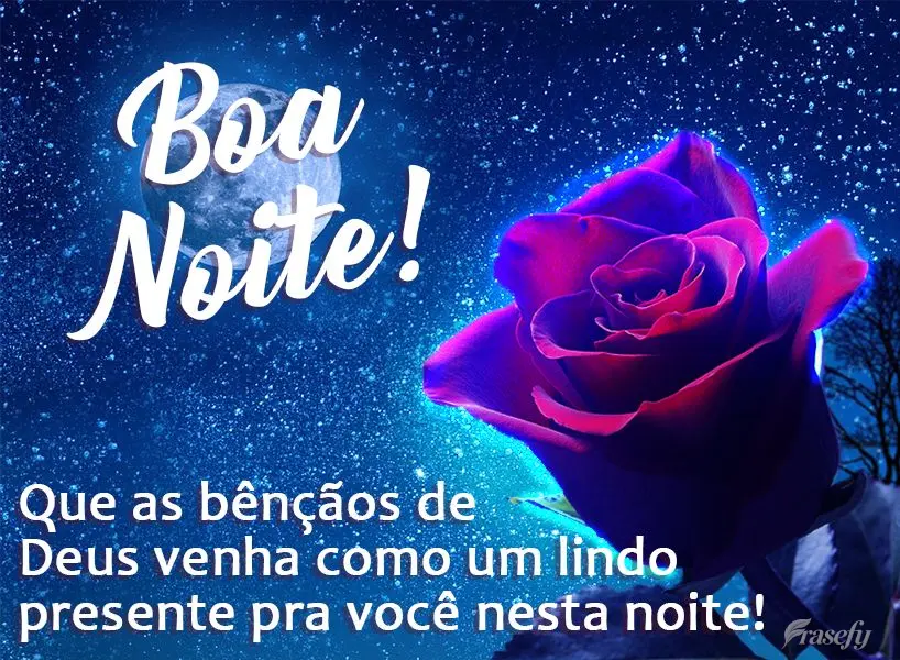Que as bênçãos de Deus venham como um lindo presente pra você nesta noite! Boa noite!
