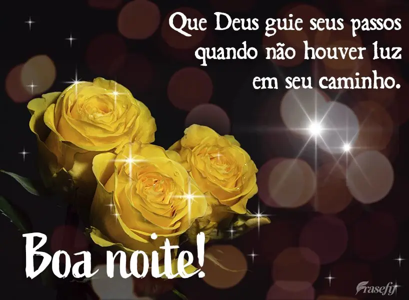 Que Deus guie seus passos quando não houver luz em seu caminho. Boa noite!