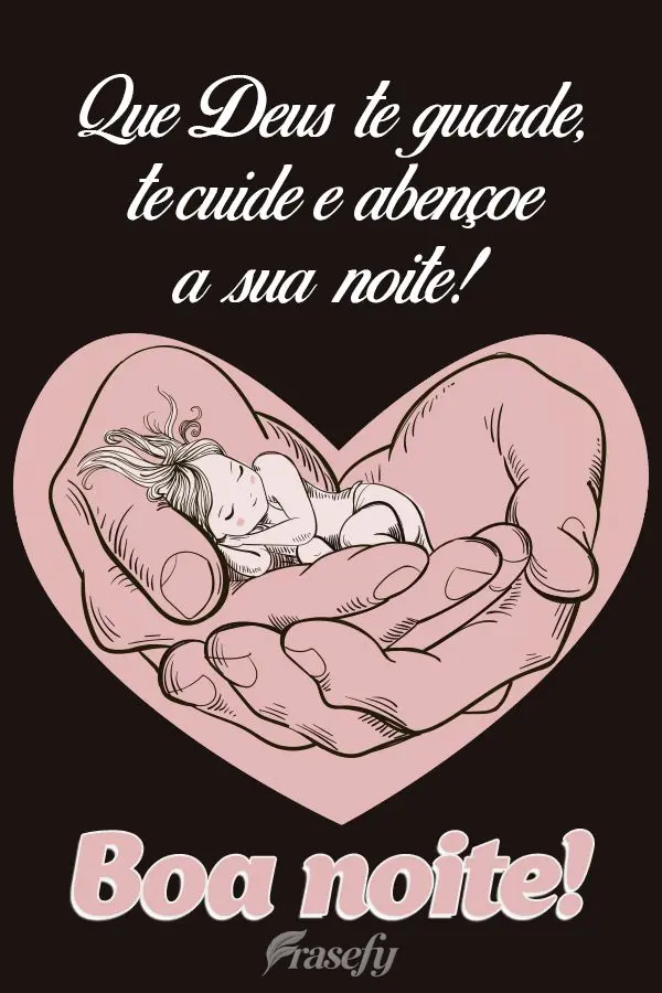 Que Deus te guarde, te cuide e abençoe a sua noite! Boa noite!
