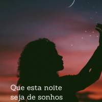 Que esta noite seja de sonhos realizados, gratidão no coração e muito amor recíproco! Boa noite!