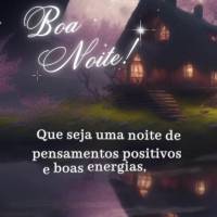 Que seja uma noite de pensamentos positivos e boas energias, que possamos agradecer sempre pelo dia vivido e descansar realizado com o coração em paz! ...