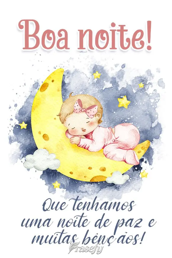 Que tenhamos uma noite de paz e muitas bênçãos!  Boa noite!