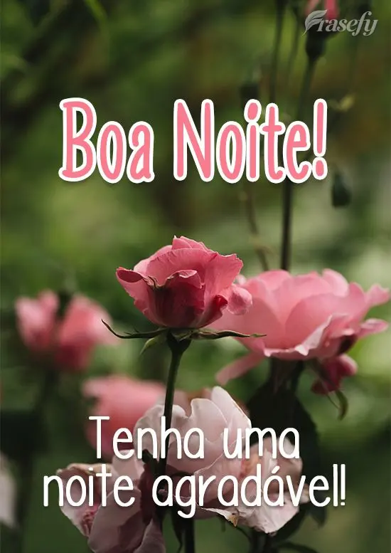 Tenha uma noite agradável!
 Boa Noite!