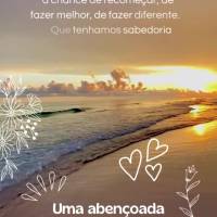 A semana está apenas começando e com ela vem a chance de recomeçar, de fazer melhor, de fazer diferente. Que tenhamos sabedoria para enfrentar os desa...