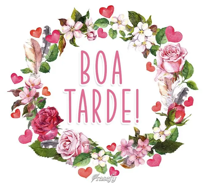 Boa tarde!
