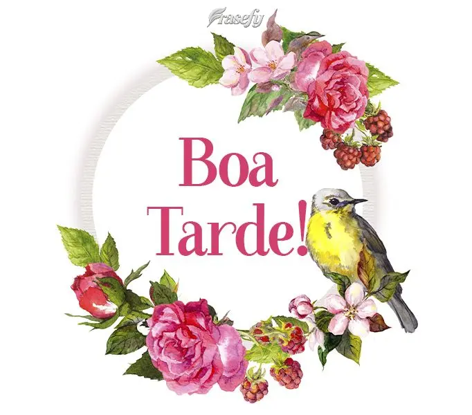 Boa tarde!
