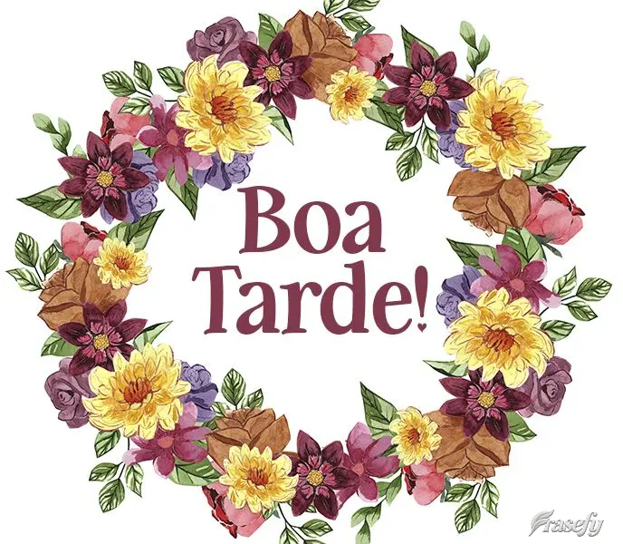 Boa tarde!