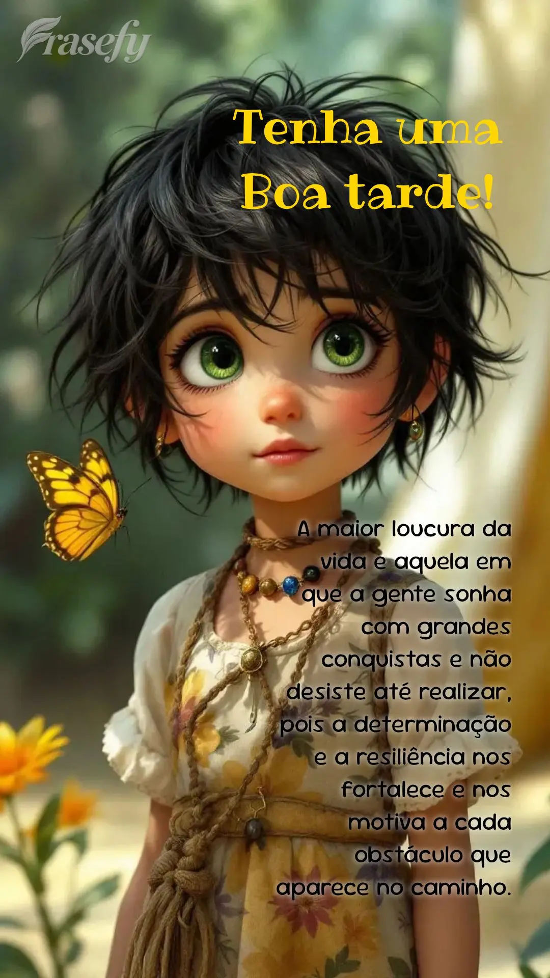A maior loucura da vida e aquela em que a gente sonha com grandes conquistas e não desiste até realizar, pois a determinação e a resiliência nos for...