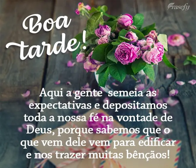 Aqui a gente semeia as expectativas e depositamos toda a nossa fé na vontade de Deus, porque sabemos que o que vem dele vem para edificar e nos trazer m...
