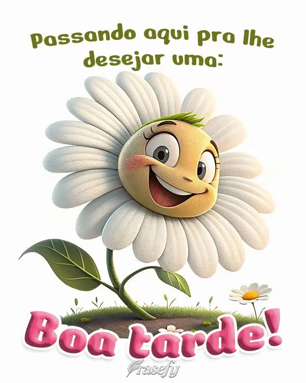 Passando aqui pra lhe desejar uma: Boa tarde!