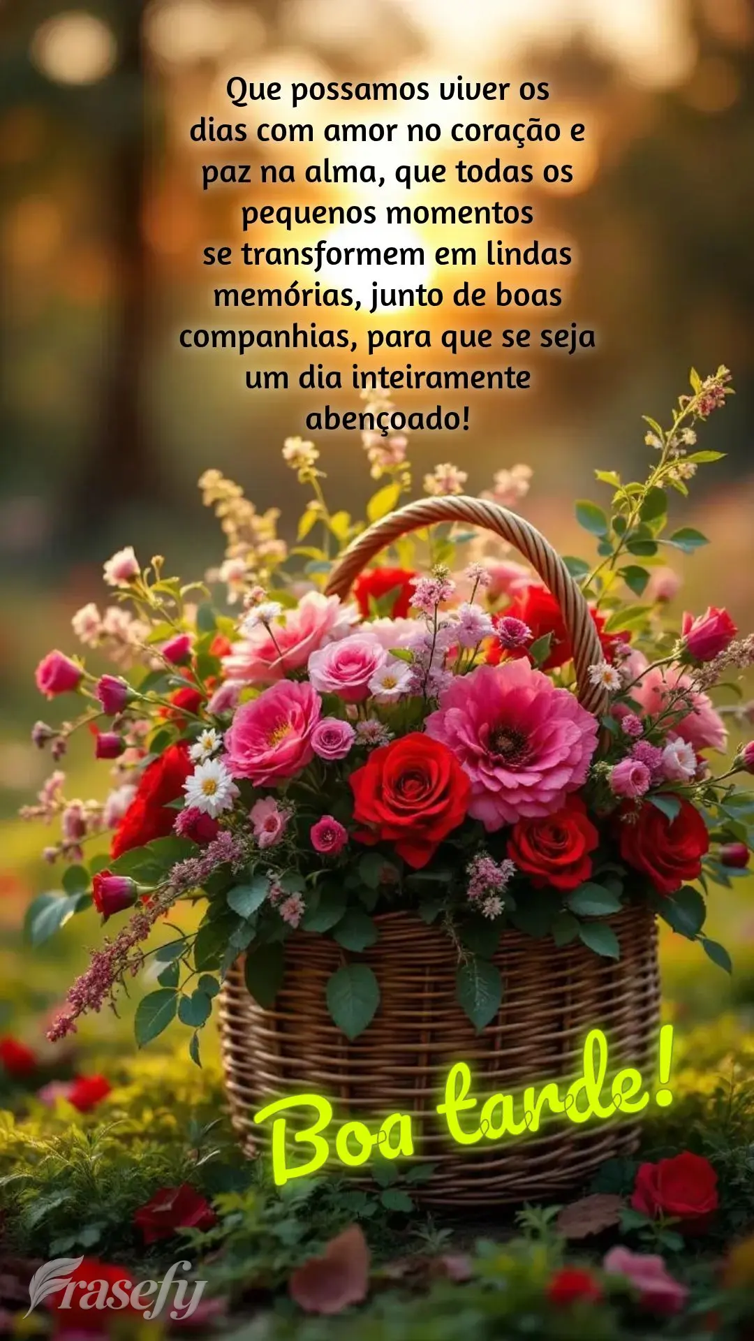 Que possamos viver os 
dias com amor no coração e 
paz na alma, que todas os pequenos momentos 
se transformem em lindas memórias, junto de boas co...