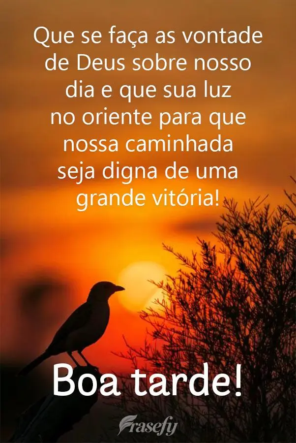Que se faça as vontade de Deus sobre nosso dia e que sua luz no oriente para que nossa caminhada seja digna de uma grande vitória! Boa tarde!